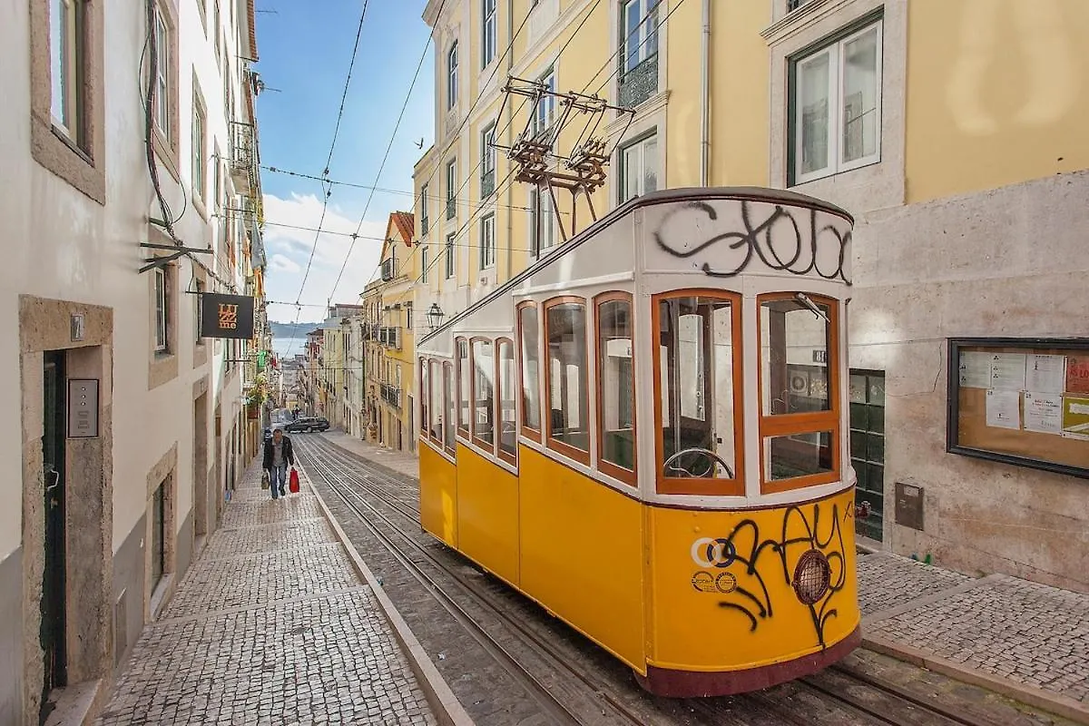 Central Terrace Apartment At Typical Bica And Chiado Lisbon